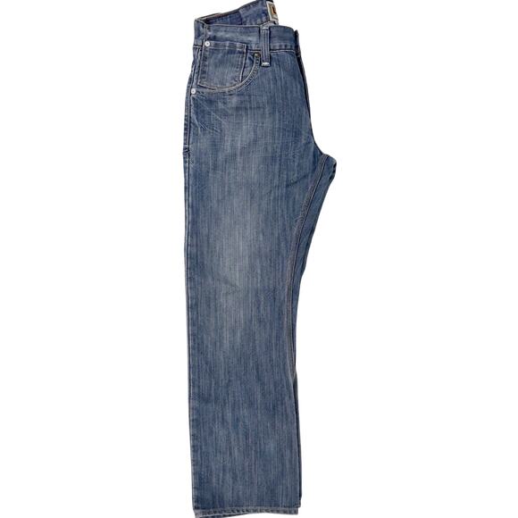 Levi's Men's 514 Slim Straight Original Jeans 32x30 Denim Flap Pocket Red Tab - Picture 3 of 11